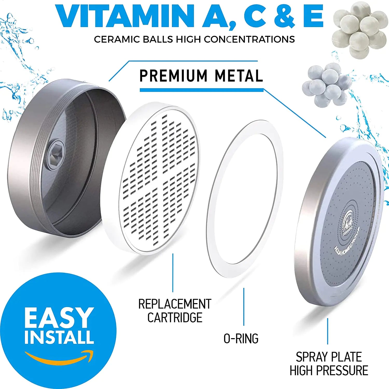 AromaStream 15-Stage Filter + Vitamin C E